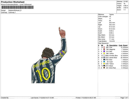 Delpiero Stick up