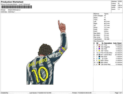 Delpiero Stick up