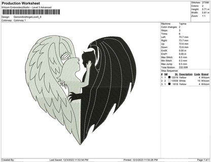 Demon and angel love