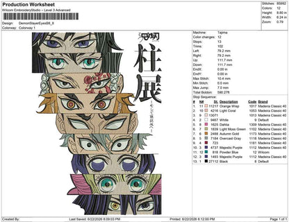 Demon Slayer Eyes B