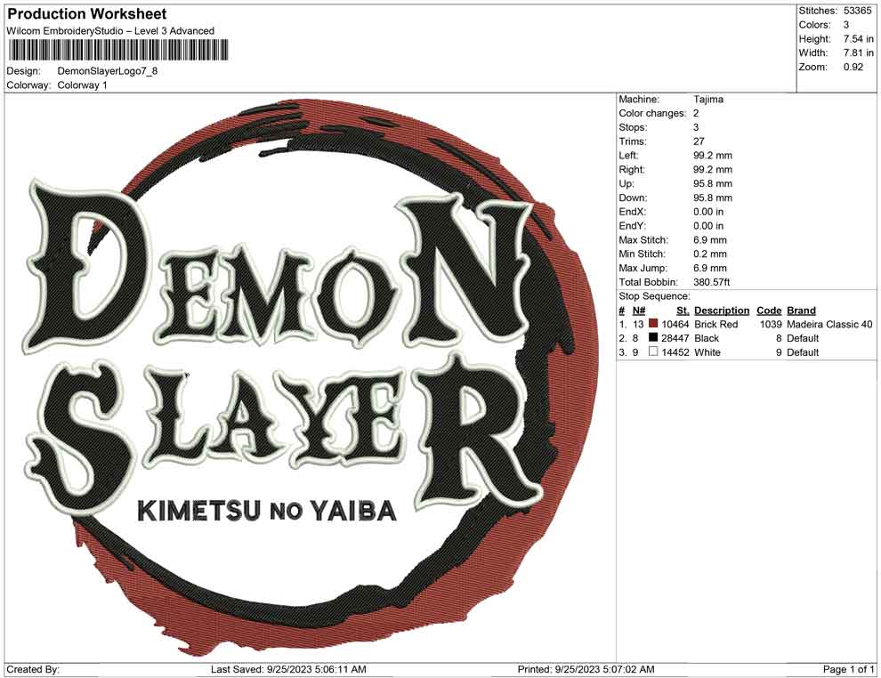Demon slayer Logo