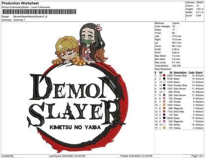 Demon Slayer Nezuko Zenitsu