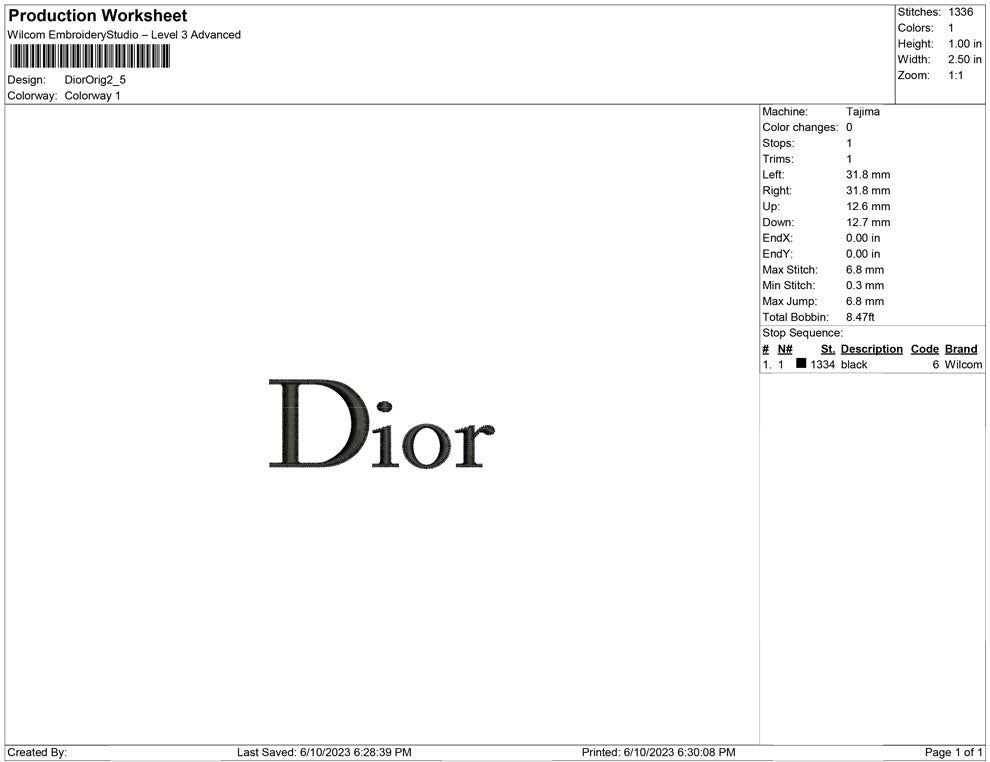 Dior-Blume