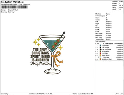 Dirty Martini