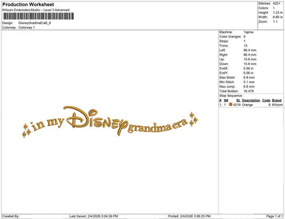 Disney Gradma Era