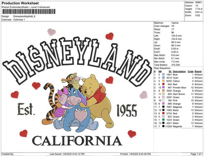 Disneyland Appliq