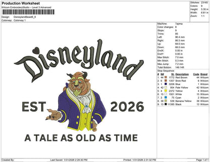 Disneyland Beast