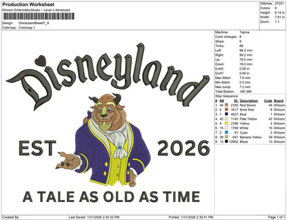 Disneyland Beast