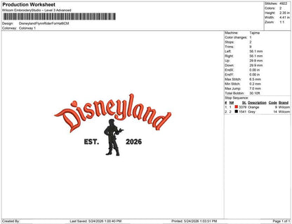 Disneyland Flynn Rider For Hat