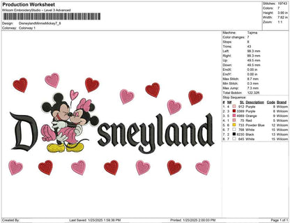 Disneyland Minnie Mickey