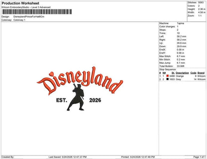 Disneyland Prince For Hat