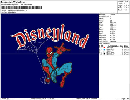Disneyland Spiderman
