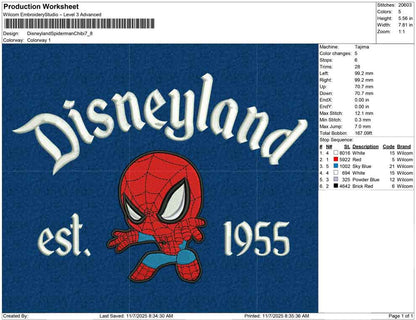 Disneyland Spiderman Chibi