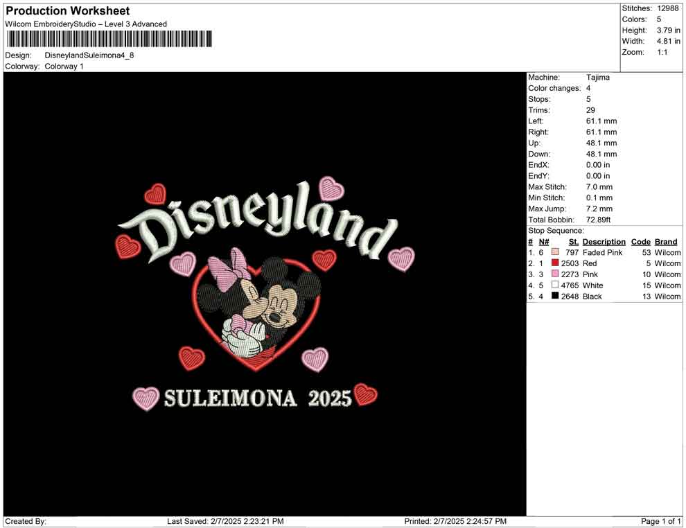 Disneyland Suleimona