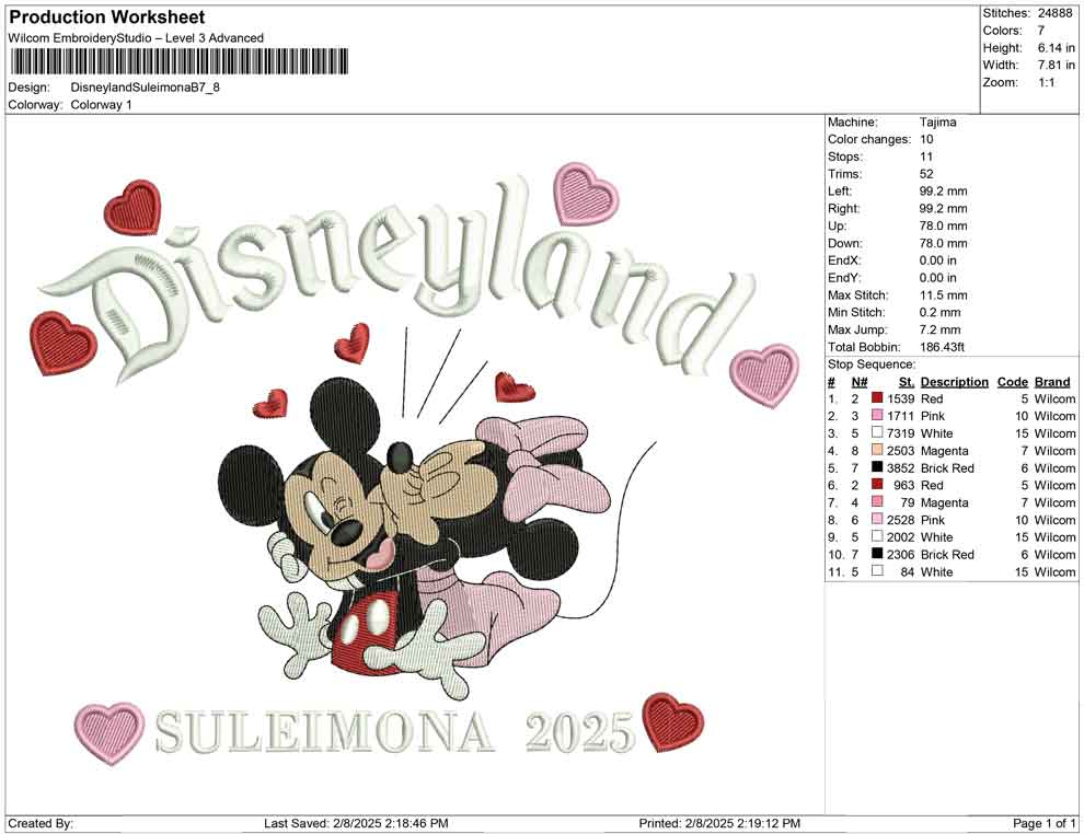 Disneyland Suleimona B