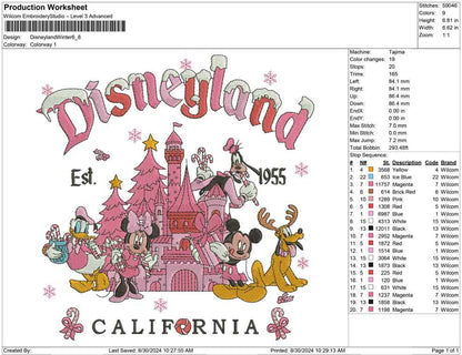 Disneyland Winter