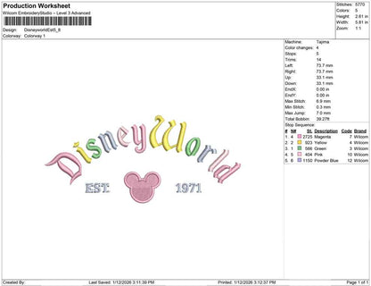 Disneyworld Est