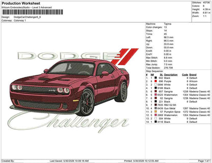 Dodge Car Challenger