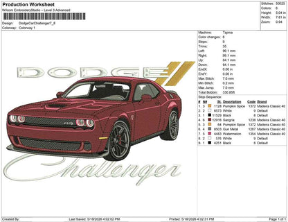 Dodge Car Challenger