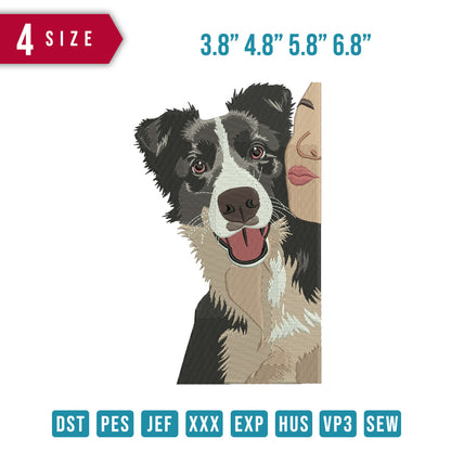 Dog And Girl