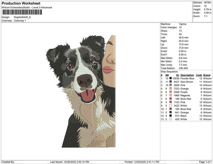 Dog And Girl
