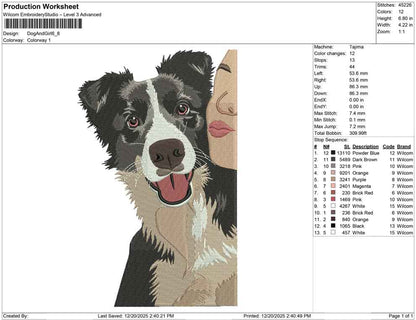 Dog And Girl
