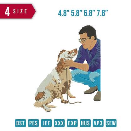 Dog And Man B