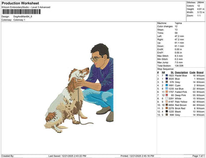 Dog And Man B