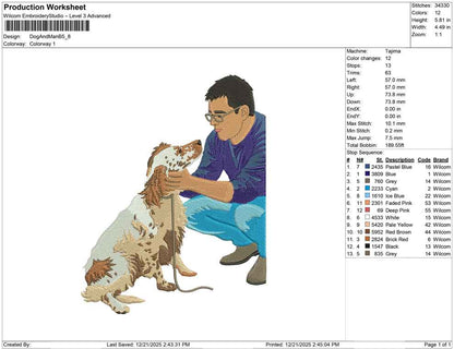 Dog And Man B