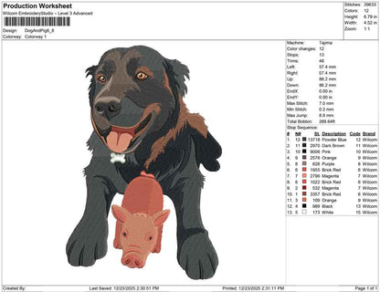 Dog And Pig