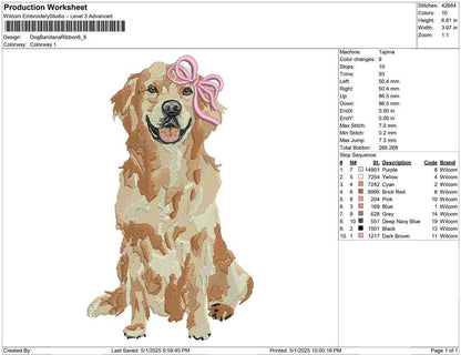 Dog Bandana Ribbon