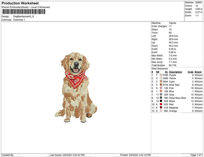 Dog Bandanna A