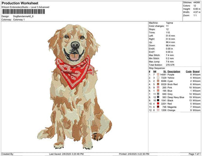 Dog Bandanna A