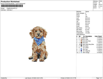 Dog Bandanna C