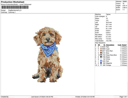 Dog Bandanna C