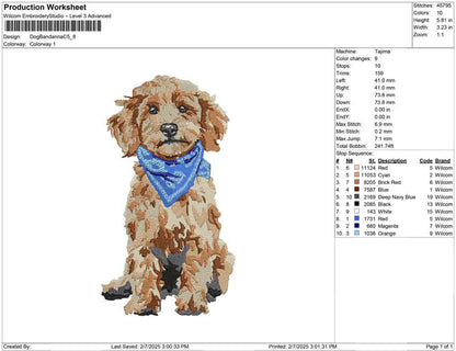 Dog Bandanna C