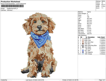Dog Bandanna C