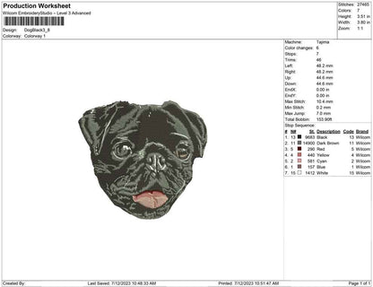 Dog black