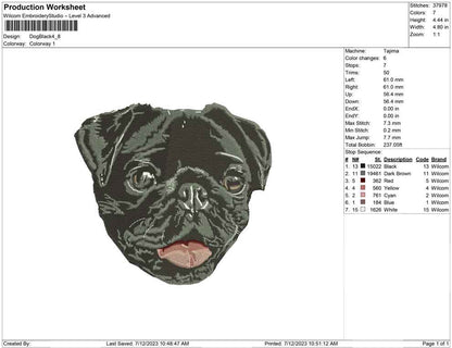 Dog black