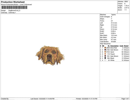 Dog Brown fur
