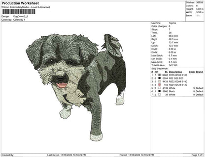 Dog coton