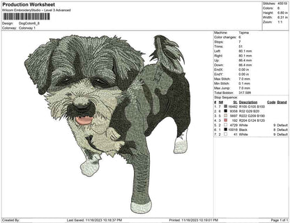 Dog coton