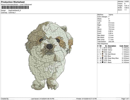 Dog Cute Stand
