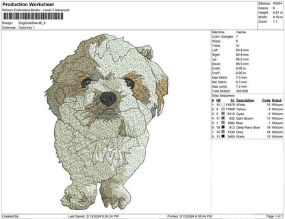 Dog Cute Stand