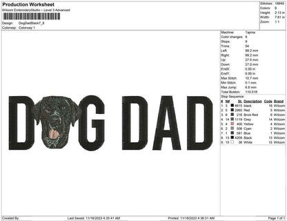 Dog Dad black