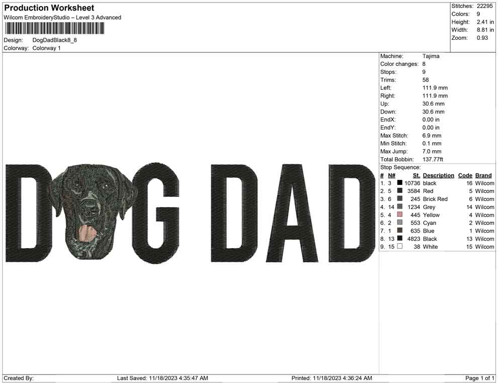 Dog Dad black