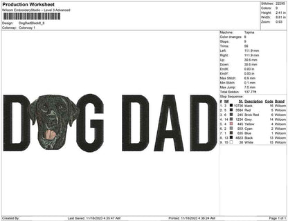 Dog Dad black
