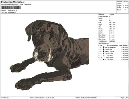 Dog dark