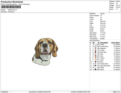 Dog Face C