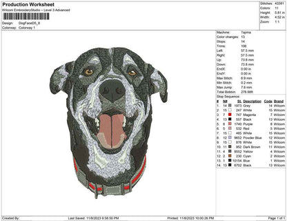 Dog face D